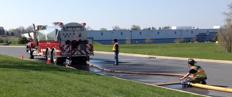 Rural water supply training on 04/26/14 at the Bellaire Business Park. Photo by EMC Scot Kreger.